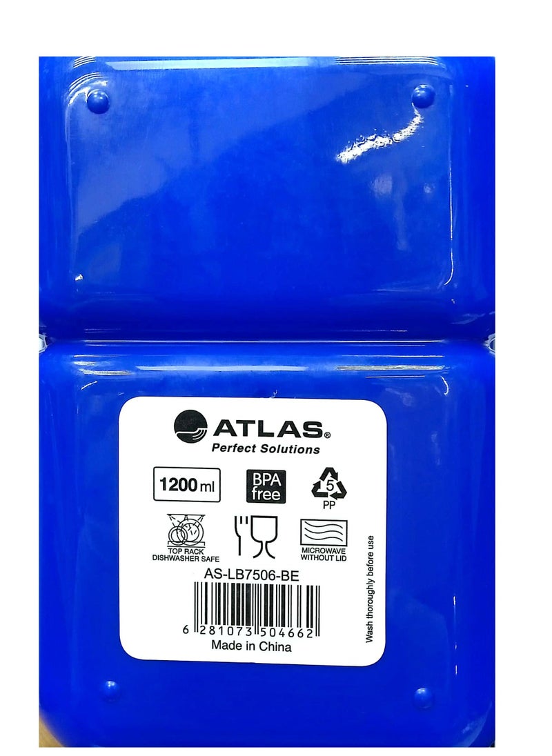 ATLAS - Lunch Box 1200 ml Blue - Image 1