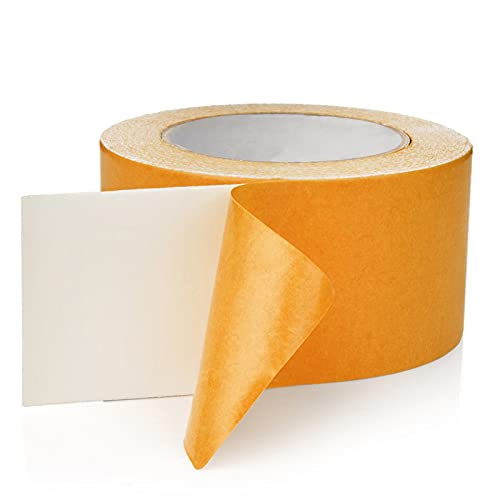 Bilvina carpet cloth Double Sided tape 2 X 5 Meter Light Yellow