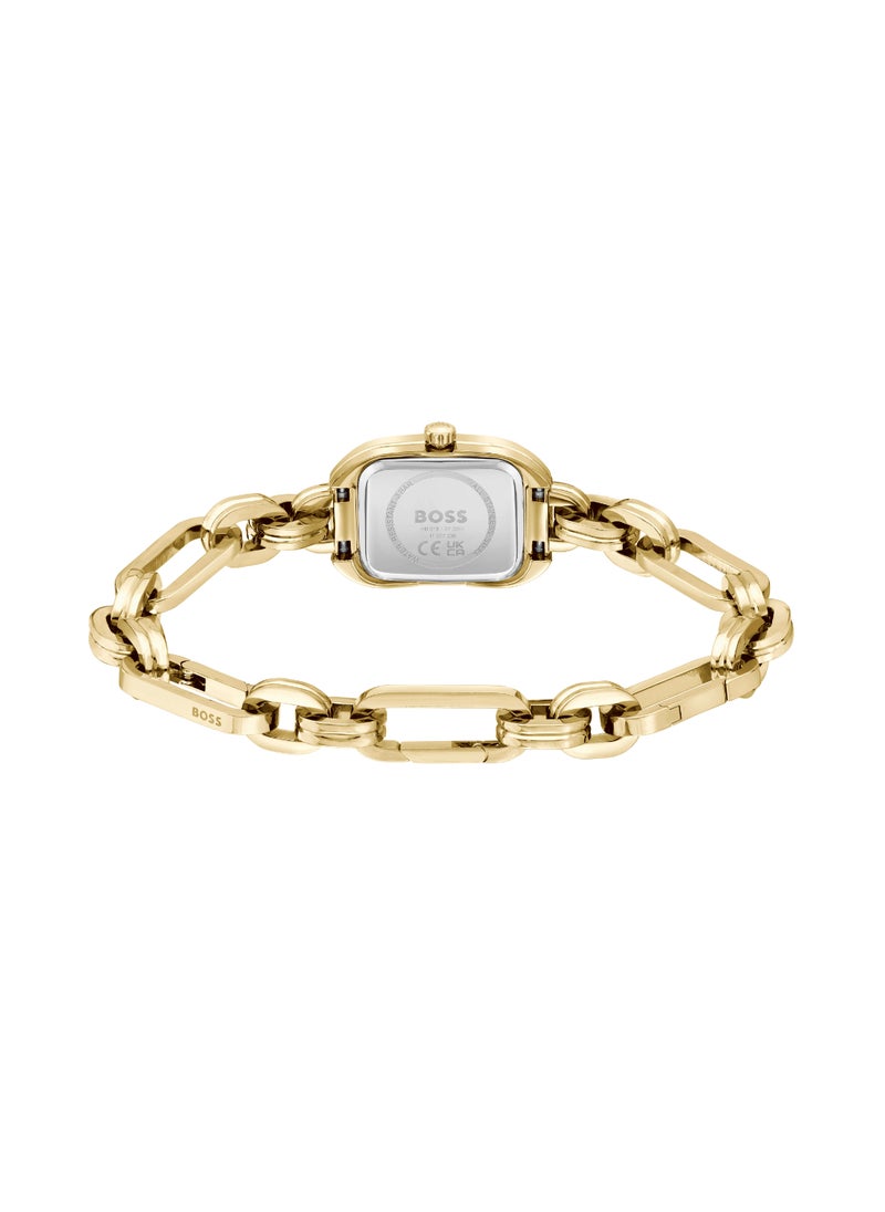 HUGO BOSS HUGO BOSS WATCH RECTANGLE ANALOG WOMEN'S WHITE MOTHER OF PEARL CASE WATCH - 1502740  - Image 2