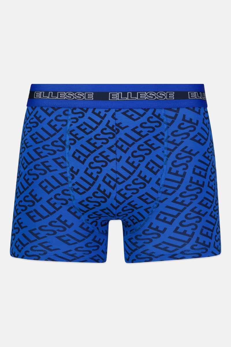 Ellesse Men 3 Pieces Brand Logo Trunks, Multicolor - Image 5