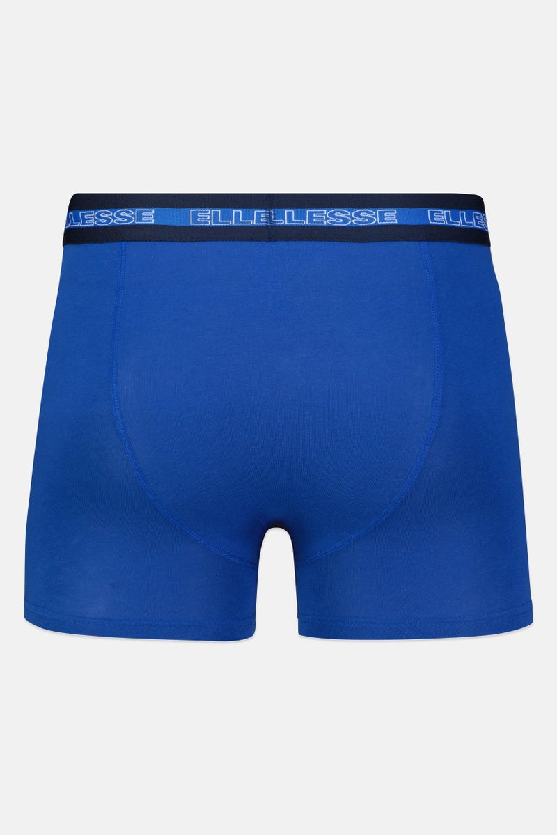Ellesse Men 3 Pieces Brand Logo Trunks, Multicolor - Image 4