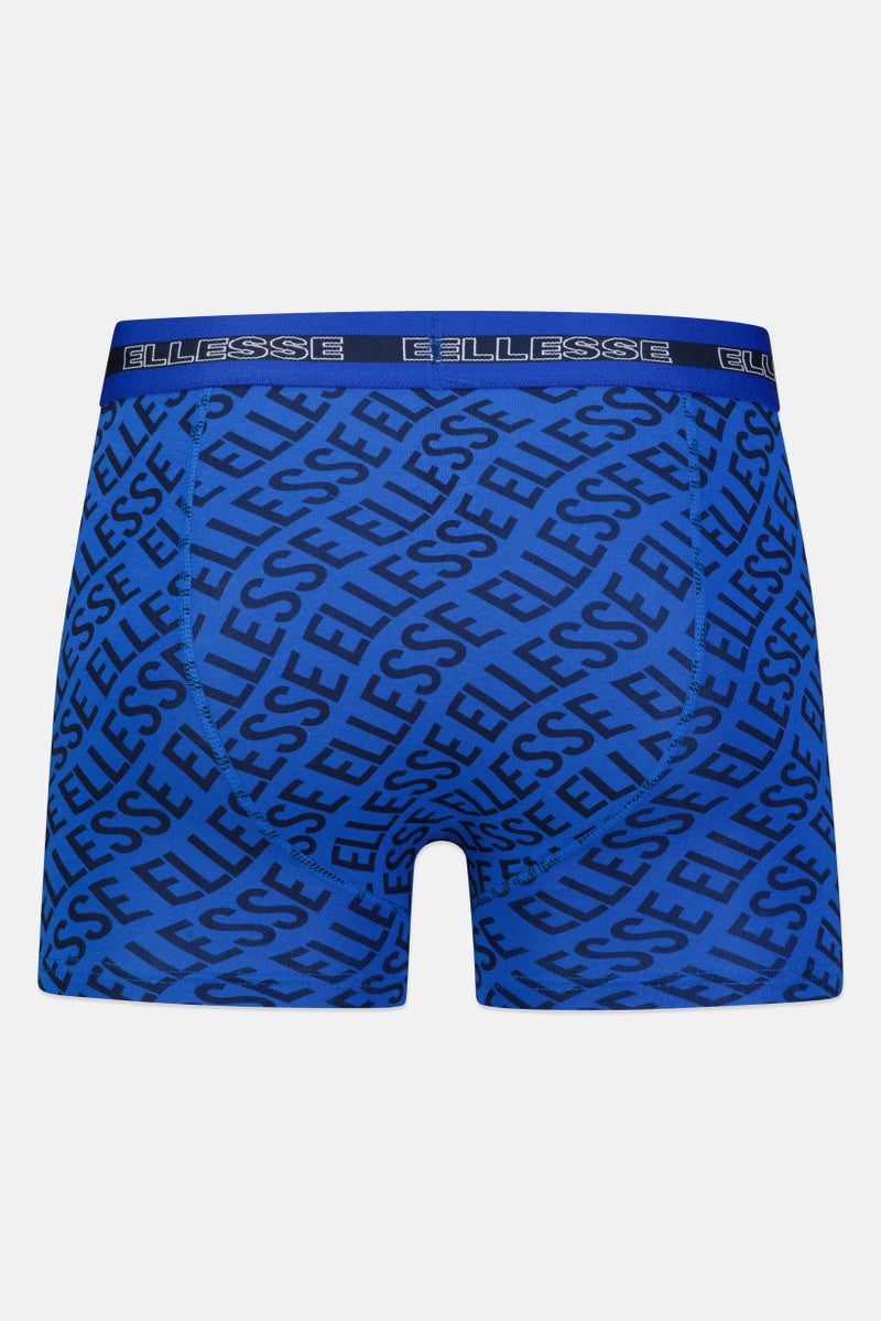 Ellesse Men 3 Pieces Brand Logo Trunks, Multicolor - Image 2