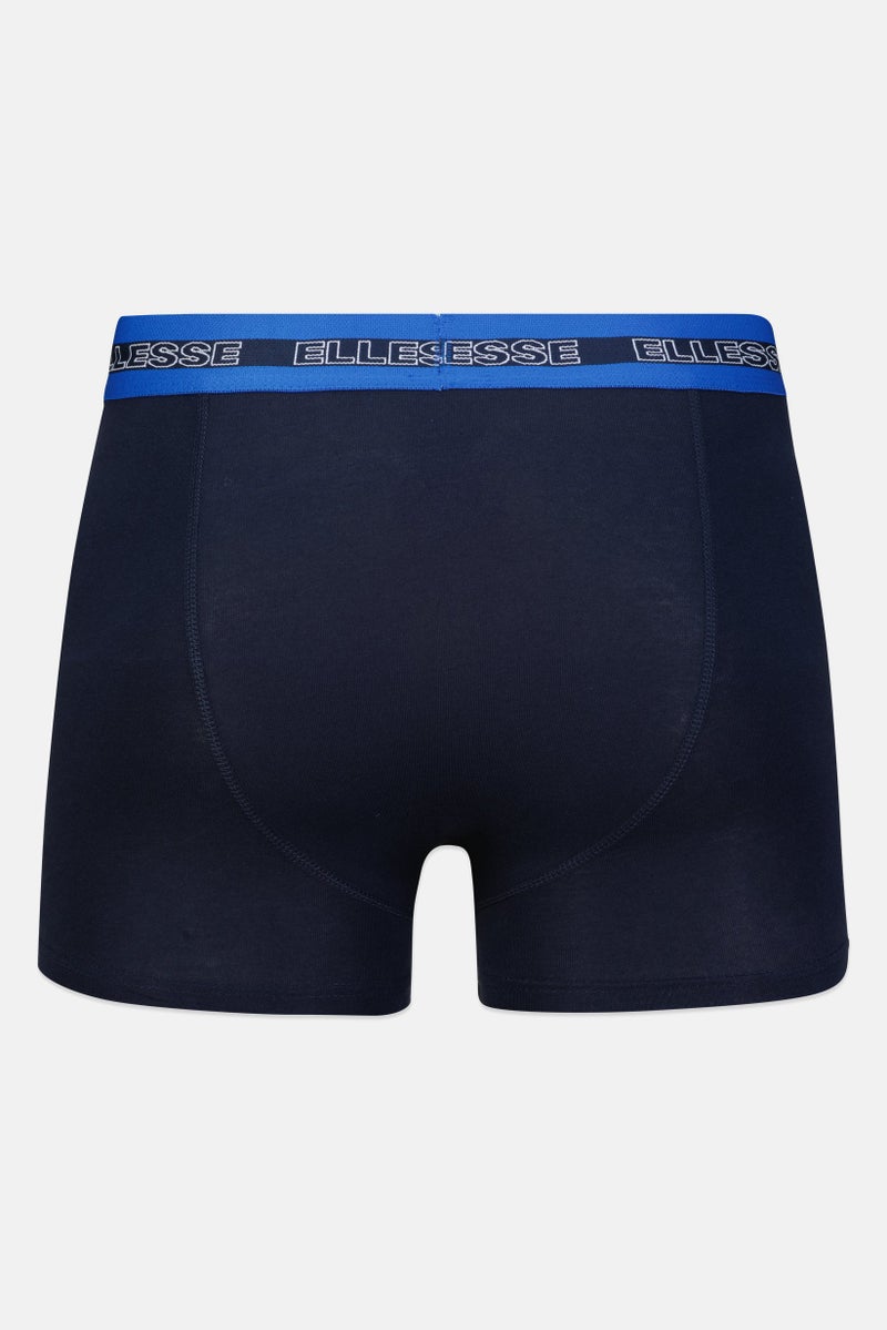 Ellesse Men 3 Pieces Brand Logo Trunks, Multicolor - Image 3