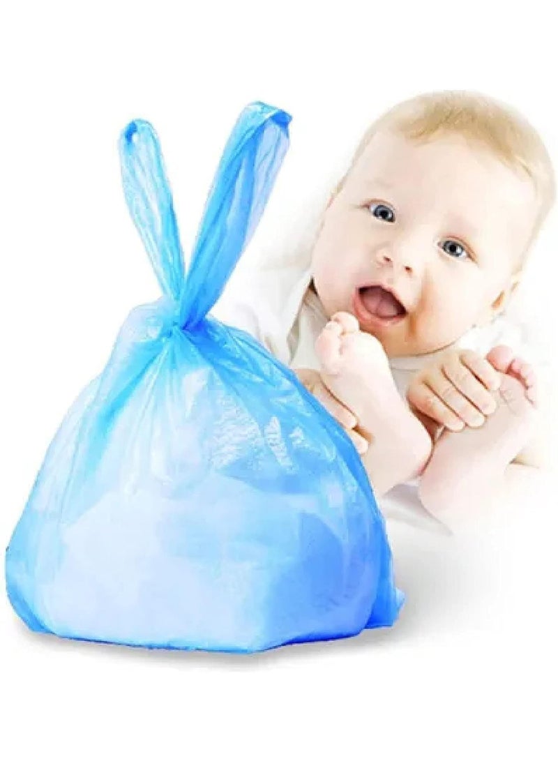 Disposable Diaper Bag Refill Rolls Safe And Odour Control, Pack Of 8 - Multicolour - Image 5