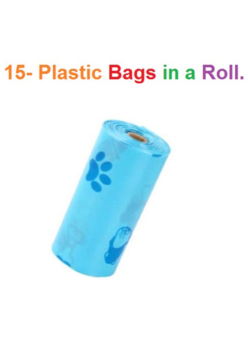 Disposable Diaper Bag Refill Rolls Safe And Odour Control, Pack Of 8 - Multicolour - Image 4