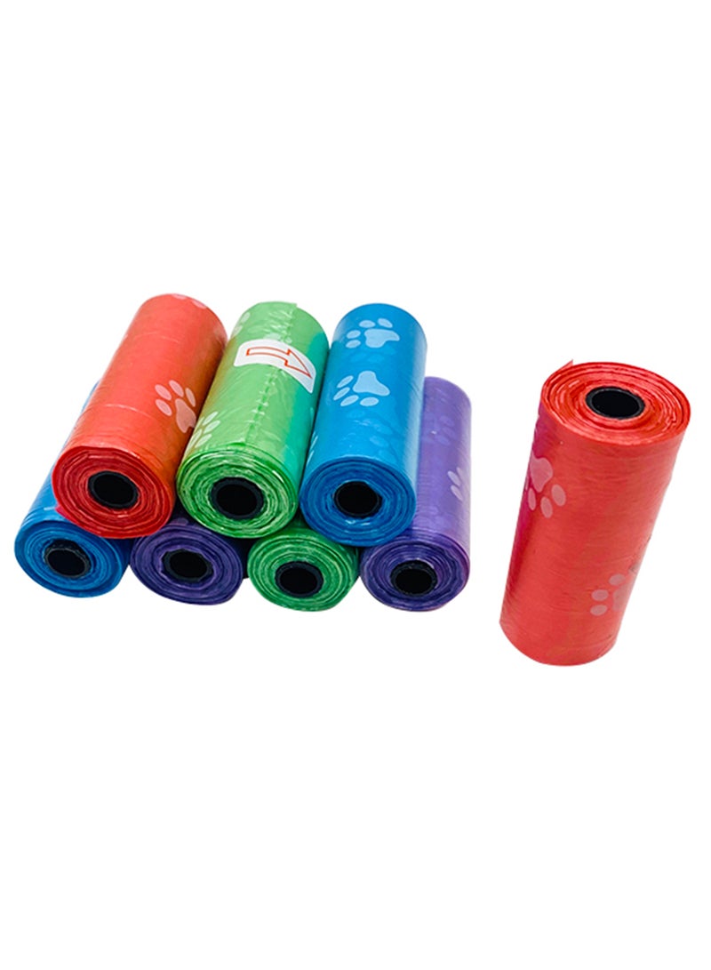 Disposable Diaper Bag Refill Rolls Safe And Odour Control, Pack Of 8 - Multicolour - Image 1