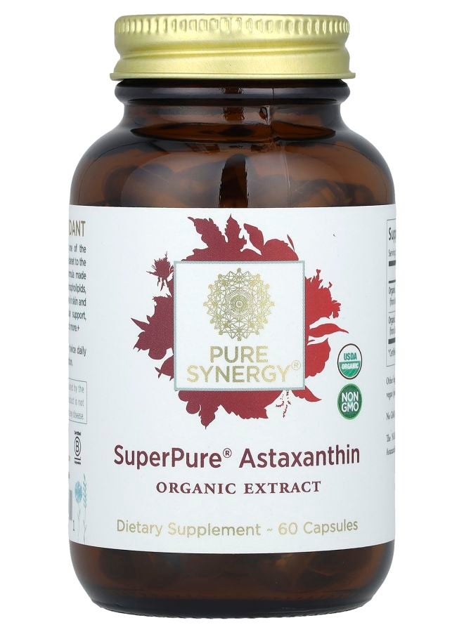 Pure Synergy SuperPure® Astaxanthin 60 Capsules