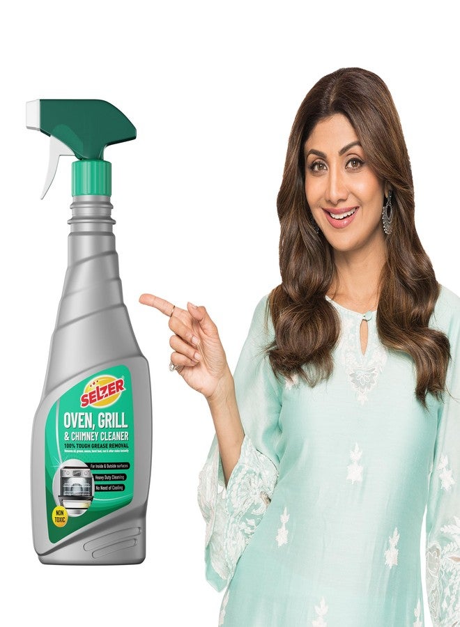 Selzer | Kitchen Cleaner | Foaming Formulation for Less Scrubbing | 500ml | Suitable for Stoves, Chimneys, Counter Tops, Appliances, Walls & Cabinets | Non Toxic & Natural - Image 1