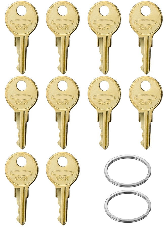 Mellbree Dispenser Keys for Bobrick, 10-Pack 33043 CAT74 Toilet Paper Towel Dispenser Key Compatible with Janitor Bobrick Cat 74 Dispenser - Image 1