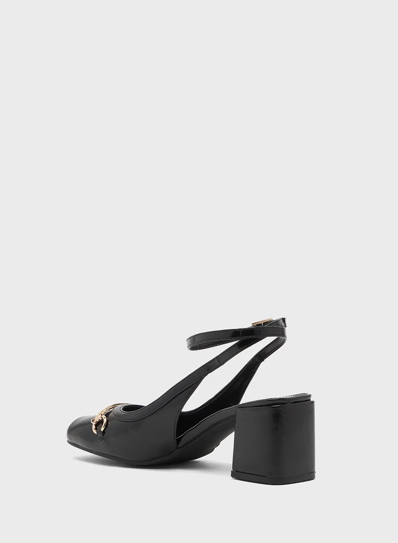 ايلا Sling Back Pump With Buckle