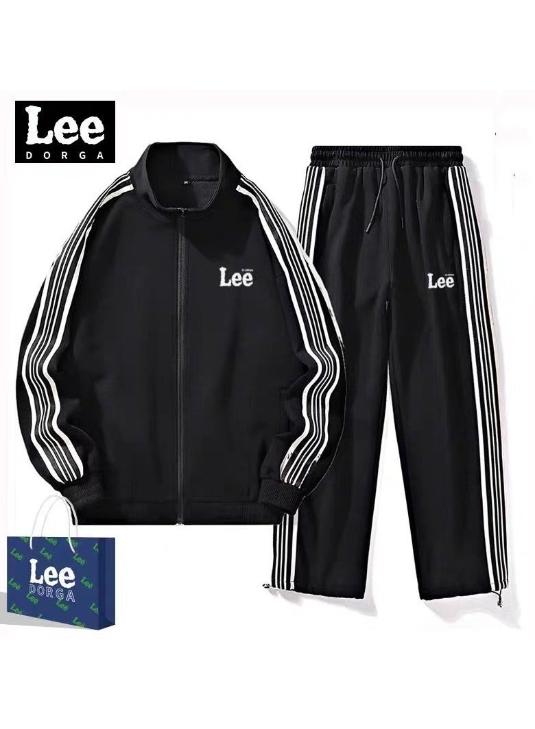 LEE Leisure Sports Suit Sweatshirt And Pants Two-piece Set 