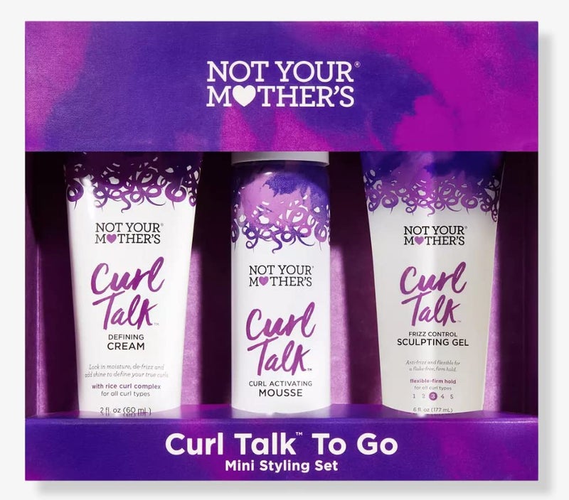 Not Your Mother's Not Your Mothers Curl Talk To Go Mini Styling SET. Defining Cream And Curl Activating Mousse.