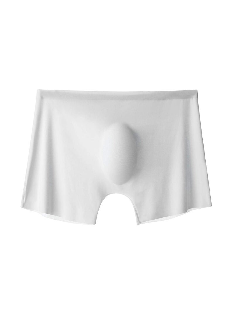 SYOSI - 3Pcs Men's Underwear 3D Stereo One-Piece Men's Ice Silk Boxer Breathable Seamless See-Through Transparent Briefs XL - Image 1