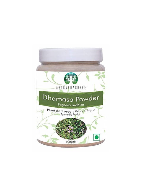 AYURVEDASHREE Fagonia cretica Powder 100 Gm | Dhamasa | Gluten Free | Non GMO | Vegan