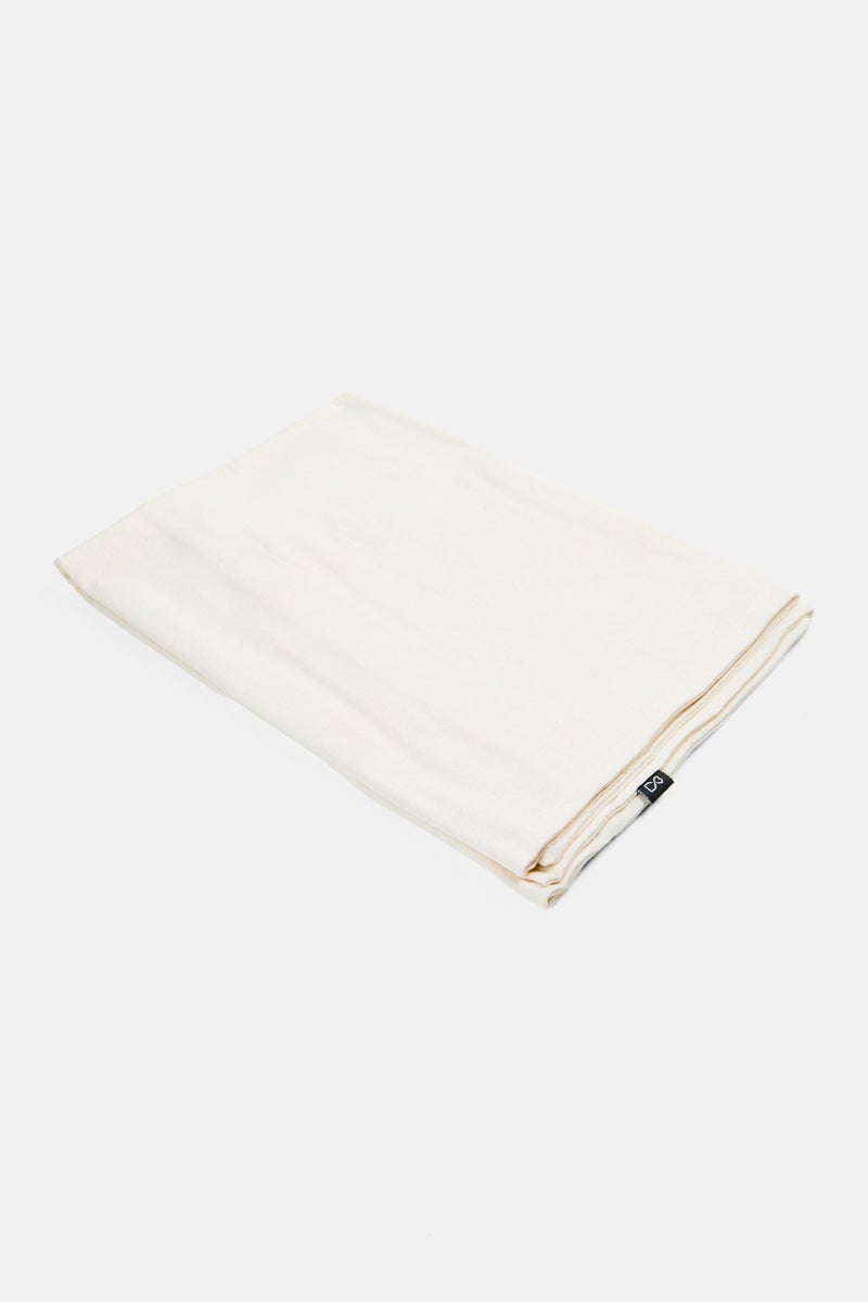 Muy Mucho Organic Cotton Cushion Cover 60 x 60 cm, Cream  - Image 2