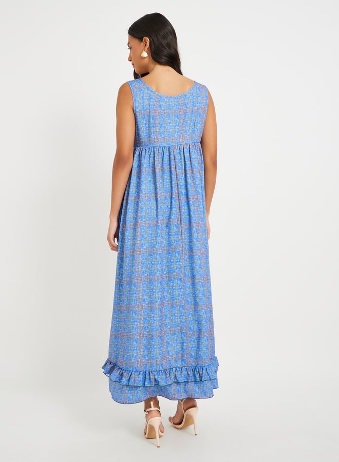 Take Two Ruffled Floral Maxi Dress  - Image 5