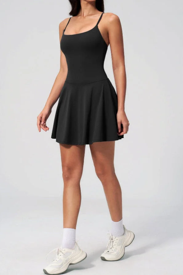 اس في ال Isabella Padel & Tennis Dress with Built-in Shorts and Bra with Removable Pads