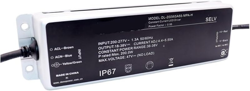 DL 120W3A3 MPA مزود طاقة LED واسع الجهد 120W 150W 200W مقاوم للماء لإضاءة الشوارع والأنفاق - Image 1