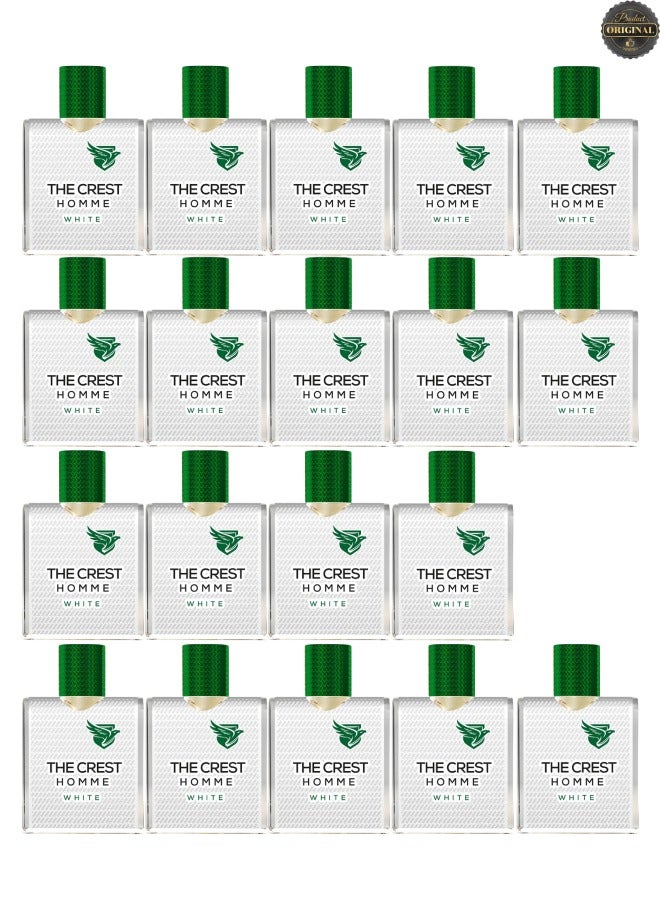 LUXEROM 19 Pieces The Crest Homme White Perfume 100ML - Image 1