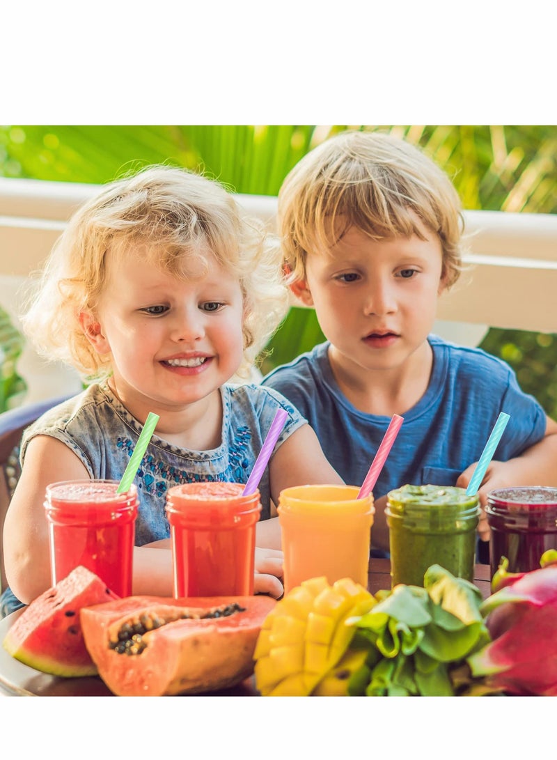 Excefore Reusable Straws, 4 Set Silicone Straws with Case Foldable Portable Drinking Straw for Party Travel Cold or Hot Carry - Image 3