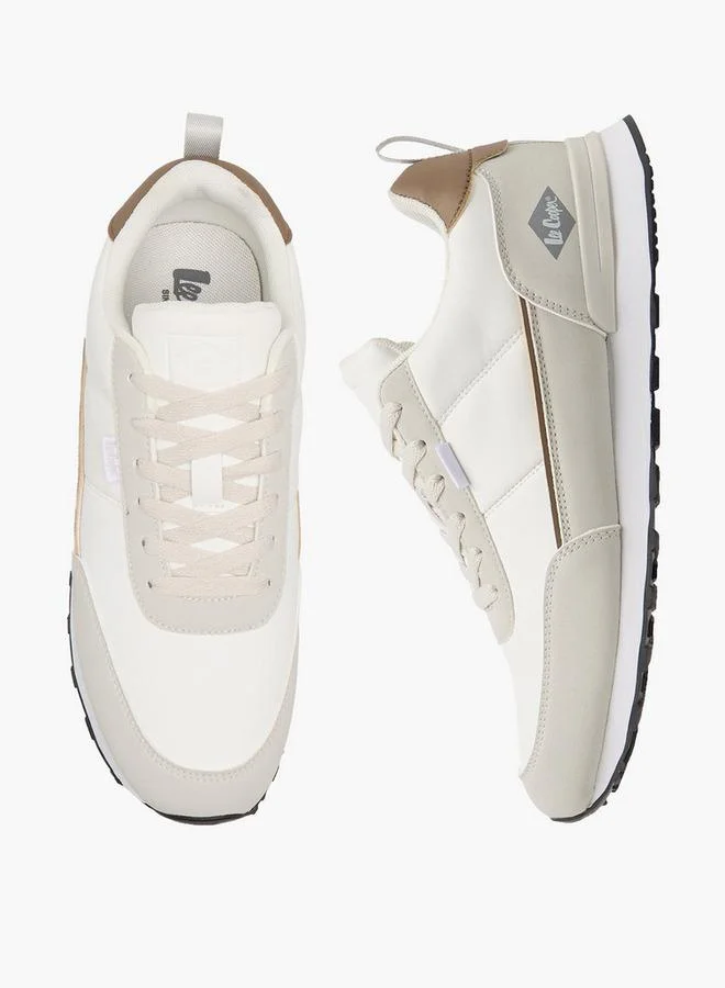 لي كوبر Men Colourblock Lace-Up Sneakers