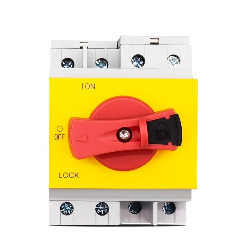 1200V 32A Solar DC Isolator Switch Rotary Handle Disconnector for Distribution Box - Image 1