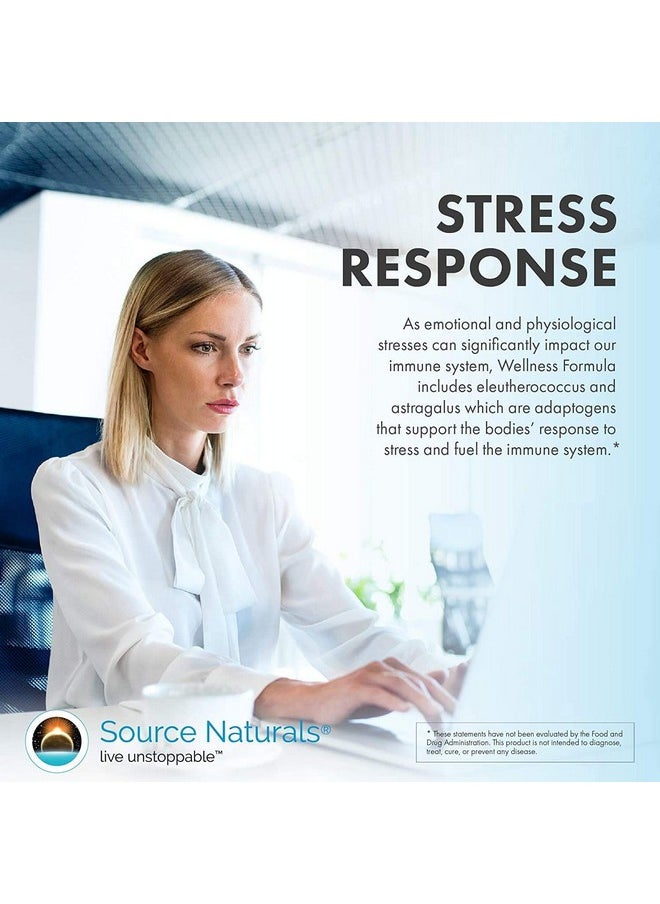 Source Naturals - Source Naturals Wellness Formula Bio-Aligned Vitamins & Herbal Defense for Immune System Support - Dietary Supplement & Immunity Booster - 60 Capsules - Image 1