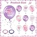 Blosssound 45 Pcs Two Nado Birthday Party Decorations for Girls Two Nado Balloons Tornado Theme Balloon with Pink and Purple Ribbons Tornado 2nd Birthday Party Decor for Girl Kid Baby Shower Supplies - Image 4
