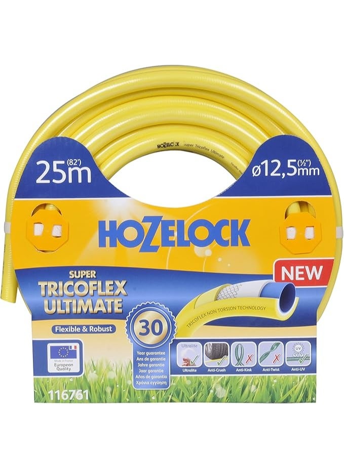 Hozelock Ultimate Hose 12.5mm (1/2") x 25m, Ultralite Anti-Kink, Super Tricoflex Technology, 30-Year Guarantee (Model 7825) - Image 1