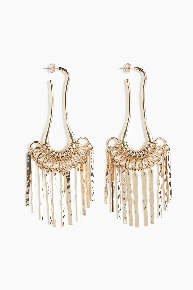 H&M Fringed dangle earrings