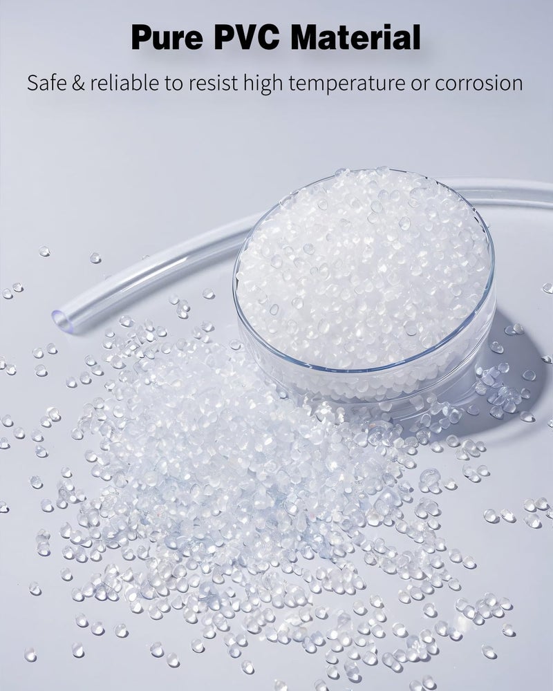 Pawfly Aquarium Airline Tubing 6.5 Feet Standard 3/16" Aquarium Tubing for Fish Tank Air Pump, Flexible Kink-Resistant Pure PVC Hose for Aquarium Garden Terrarium Pond - Image 2