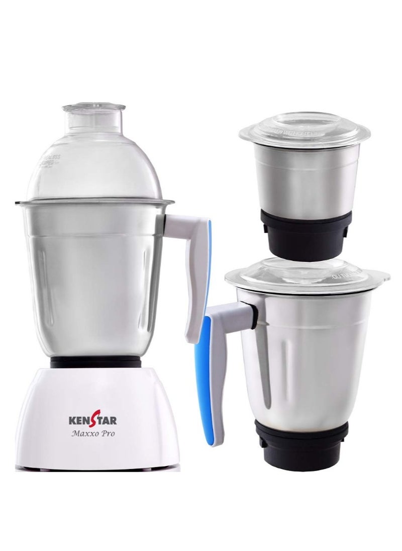 KENSTAR - Kenstar Mixer Grinder, 750W, 1 Jar (Blue White) - Image 1