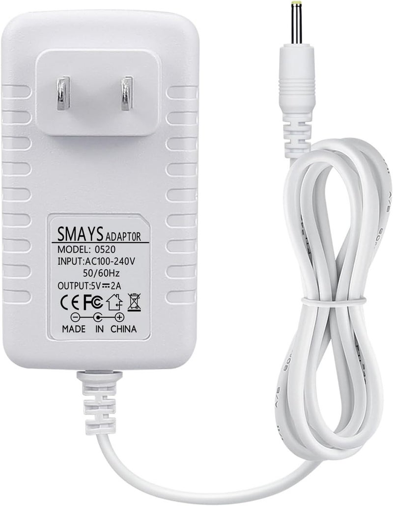 Smays Charger for Infant Optics DXR8  DXR8 PRO Monitor Unit DC 5V RoundPin Power Adapter - Image 4