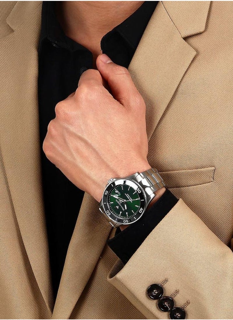Maserati - Men’s Competizione Analog Green Dial Stainless Steel Watch R8853100038 - 43mm - Image 1