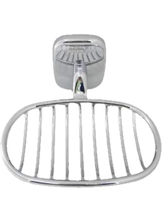Royal Apex Dot-X Wall Mounted Soap Basket Chrome Finish Soap Holder For Bathroom  - Image 1