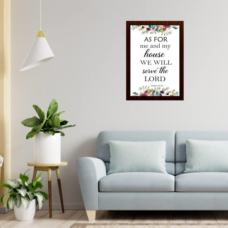 Printality Bible verse Wall Photo Frame Size 235 x 315 CM Hanging wall Photo frame Small Photo Frame verse photo frame Christians gifts thank giving scriptures verse photo frame FRMMIND007 - Image 3