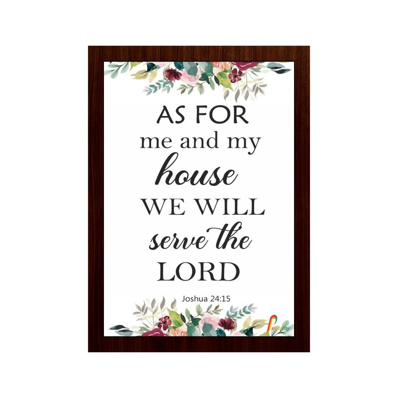 Printality Bible verse Wall Photo Frame Size 235 x 315 CM Hanging wall Photo frame Small Photo Frame verse photo frame Christians gifts thank giving scriptures verse photo frame FRMMIND007 - Image 1