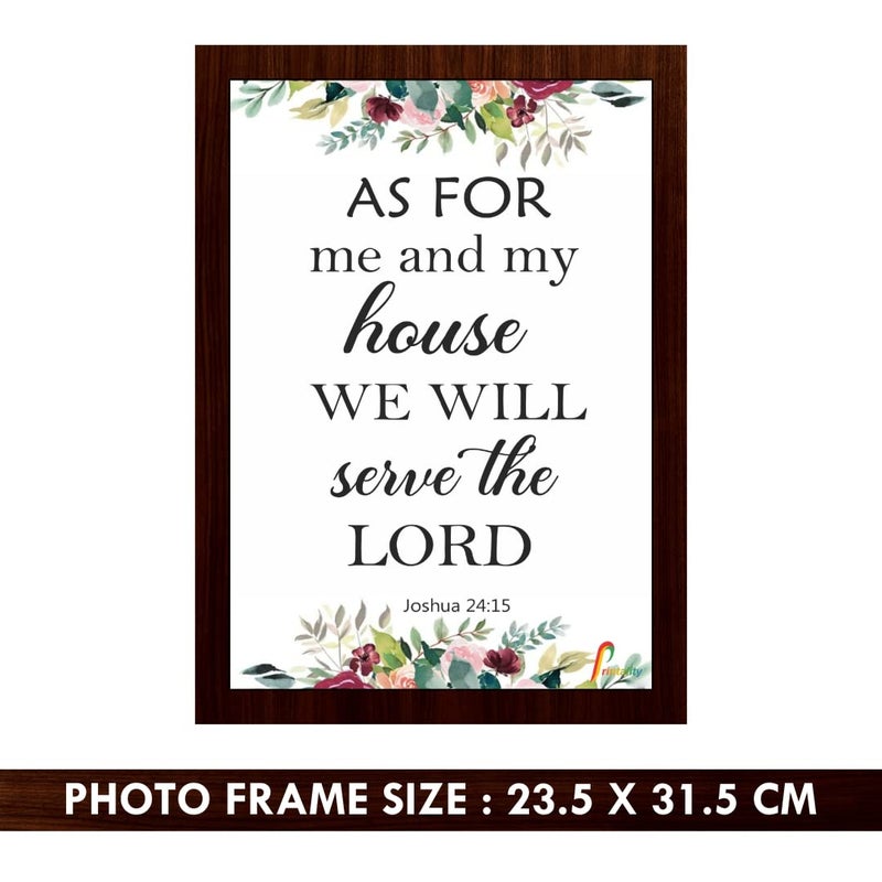 Printality Bible verse Wall Photo Frame Size 235 x 315 CM Hanging wall Photo frame Small Photo Frame verse photo frame Christians gifts thank giving scriptures verse photo frame FRMMIND007 - Image 2
