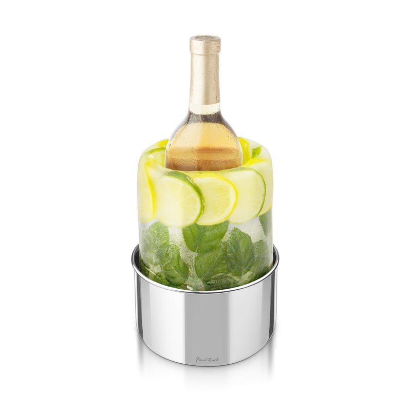 Final Touch Final Touch Ice Bottle Chiller  Versatile Centerpiece for Special Events  EasytoUse and LongLasting Chill  Customize for Any Occasion FTC14