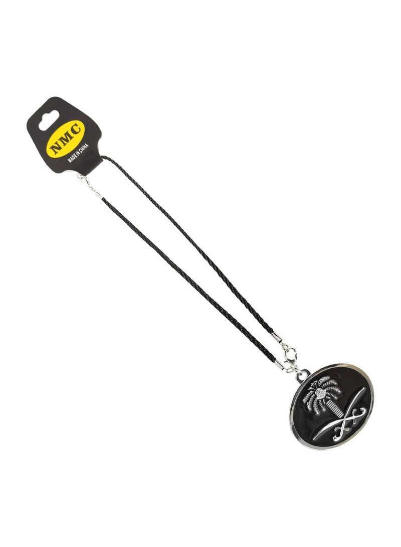 NMC Saudi Arabia National Emblem Logo Car Mirror Hanging Pendant Mini Metal Decoration Chain with Saudi Arabian Emblem Pendant 1Pcs - Image 3