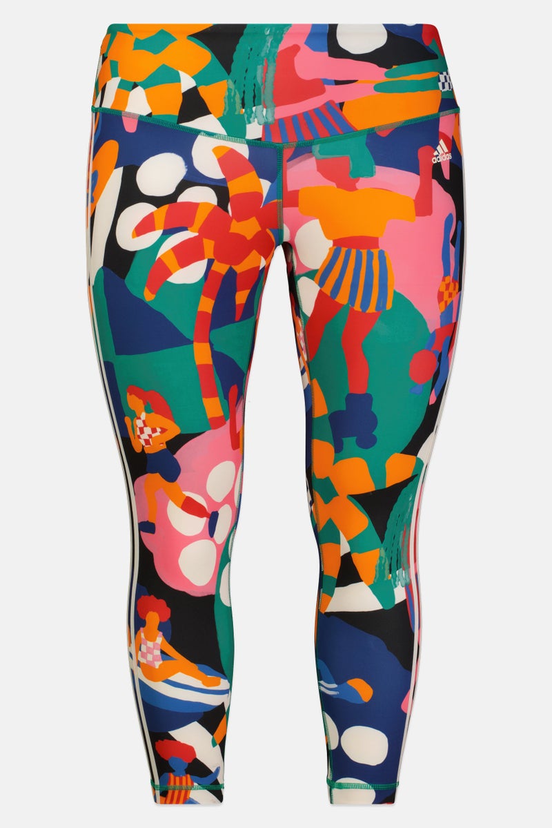 Adidas Women Plus Size Training Leggings, Multicolor - Image 2