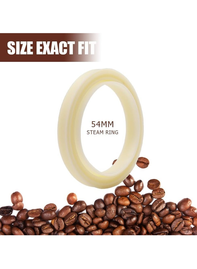Loquat 2PCS 54mm Silicone Steam Ring for Espresso Machine，Grouphead Gasket Replacement Part - Image 2