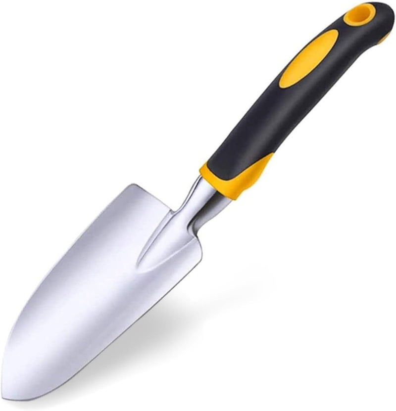 Cuayaes Garden Trowel Hand Shovel, Small Gardening Tools Aluminum Heavy Duty Garden Spade with Ergonomic Handle for Digging, Weeding, Planting, Transplanting - Image 1