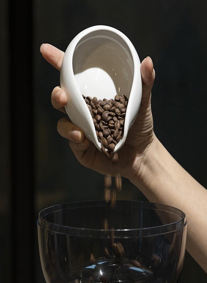 Loveramics 2-Pack Coffee Bean Dosing Cups by James Hoffmann, 30g-60g Capacity (White) - Image 3