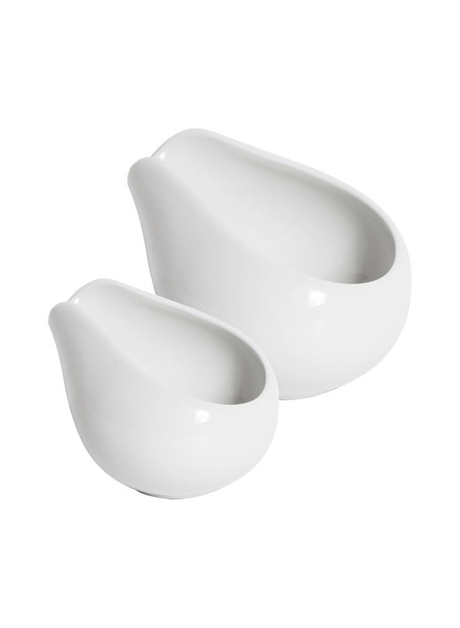 Loveramics 2-Pack Coffee Bean Dosing Cups by James Hoffmann, 30g-60g Capacity (White) - Image 1