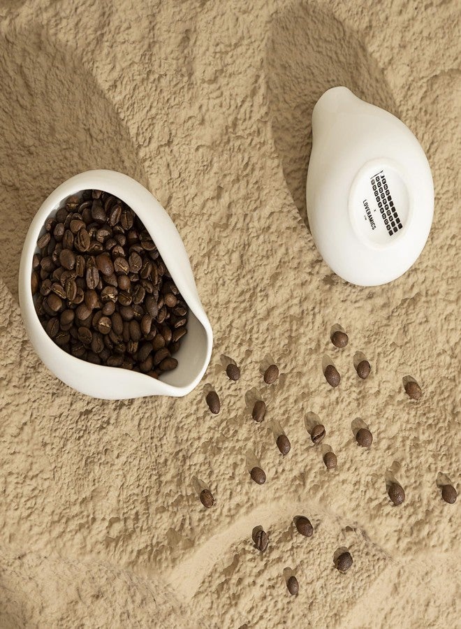 Loveramics 2-Pack Coffee Bean Dosing Cups by James Hoffmann, 30g-60g Capacity (White) - Image 5