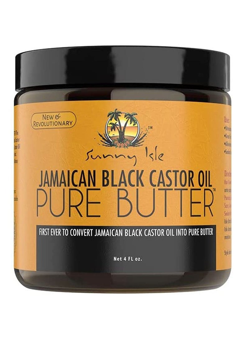 صاني آيل زيت الخروع الأسود الجامايكي بالزبدة النقية 4 أوقية - Image 1