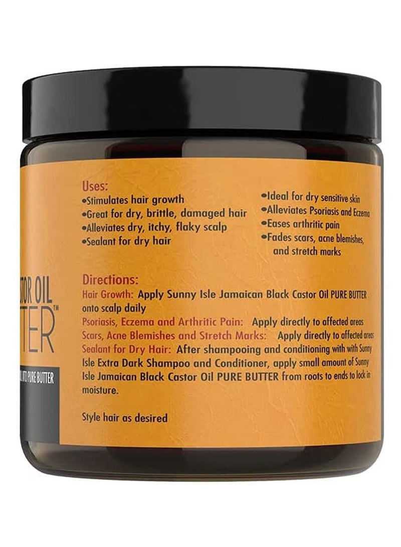 صاني آيل زيت الخروع الأسود الجامايكي بالزبدة النقية 4 أوقية - Image 2