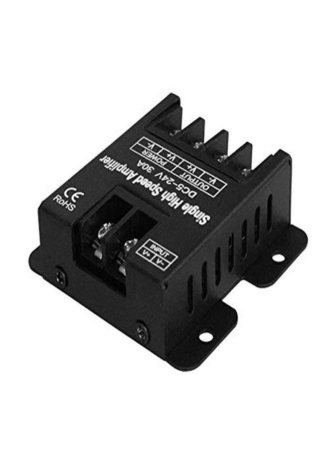 Protium Single Color LED Amplifier 30A Data Signal Repeater 1 Channel Power Amplifier for single color LED Strip Lights 5V 12V 24V - Image 1