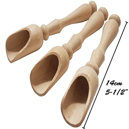 EFO Stylish Wooden Scoops (3x5 3/4" (14cm)) - Image 2
